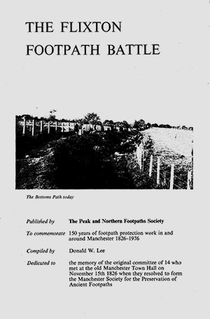 The front cover of Footpath Inspectors Handbook