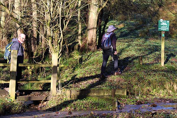 Two Path Checkers on a sunny autumn walk ready to note any problems